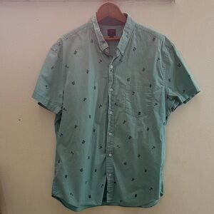 J. Crew Men's Cocktail Short Sleeve Shirt